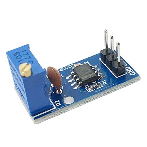 5PCS Pulse Generator Module NE555 Adjustable Resistance Frequency Single Chan...