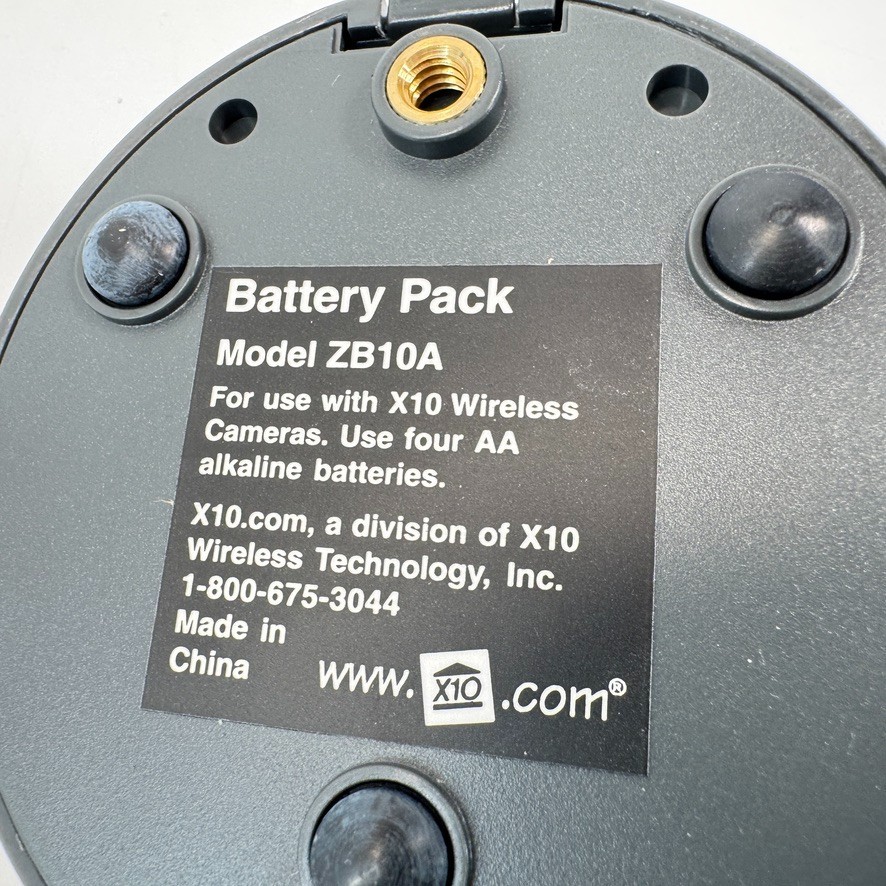 X10 Model ZB10A Battery Pack & Adapter for Camera NEW NOS