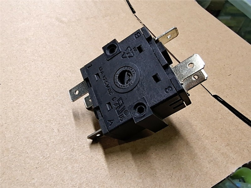 HUALILAI FZ31-9 16A 250V T125/55 6 pins 5 positions Rotary Switch