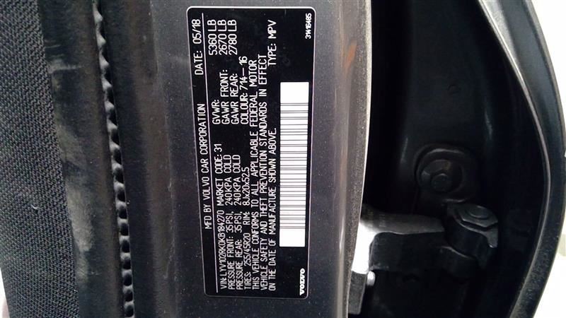 2019 Xc60 Chassis Control Module Sku#3655829