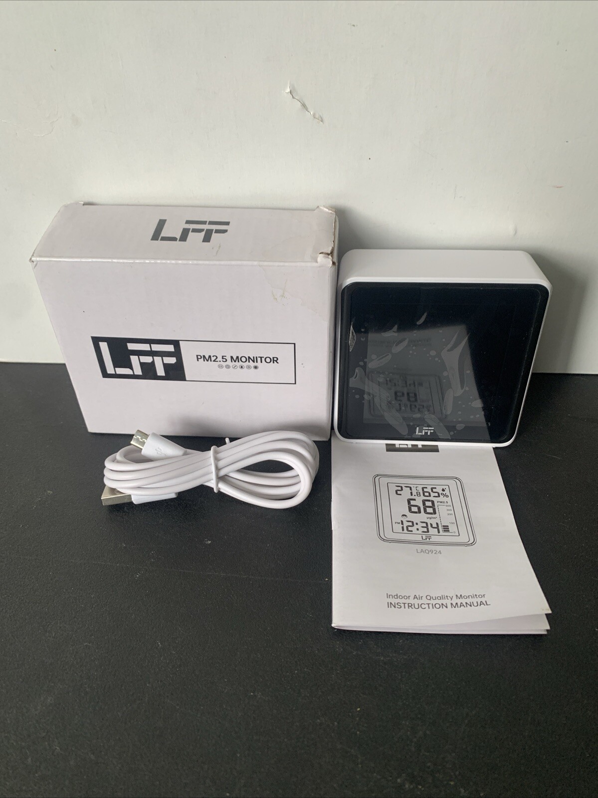 LFF Indoor Air Quality Monitor PM2.5 NEW IN BOX NIB