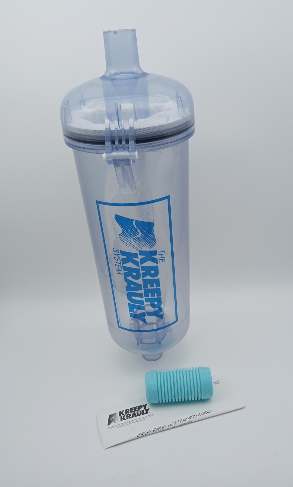 Pentair Kreepy Krauly 186 Inline Pool Cleaner Clear Leaf Trap Canister