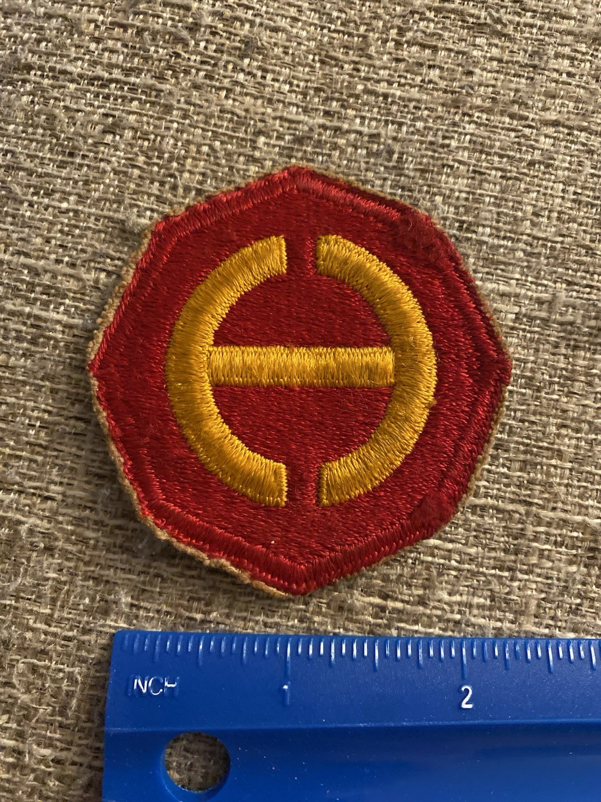 WWII US Army Hawaiian Department Shoulder Sleeve Hawaii Command Patch INV11826