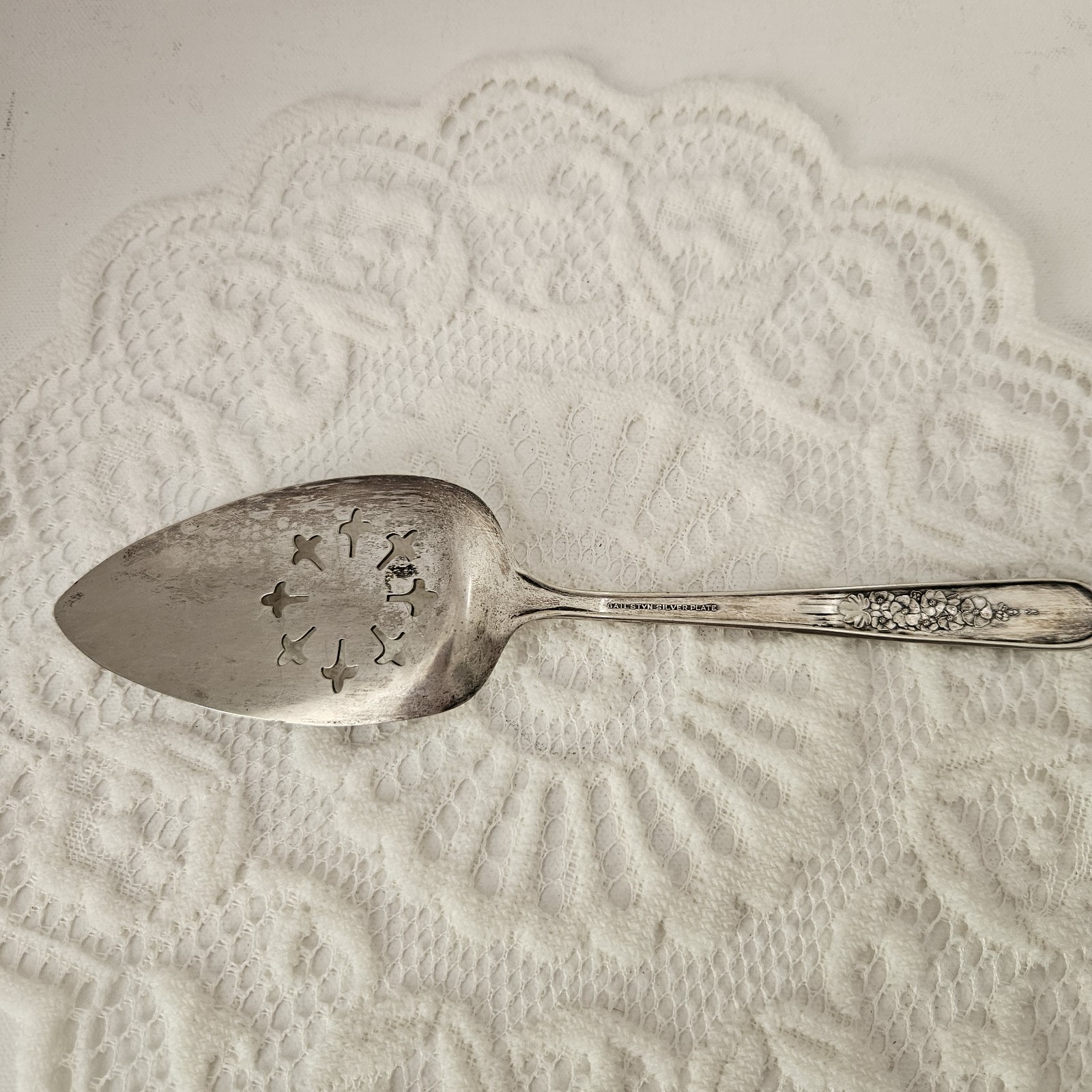 Gailstyn Silverplate CAKE PIE SERVER 9"