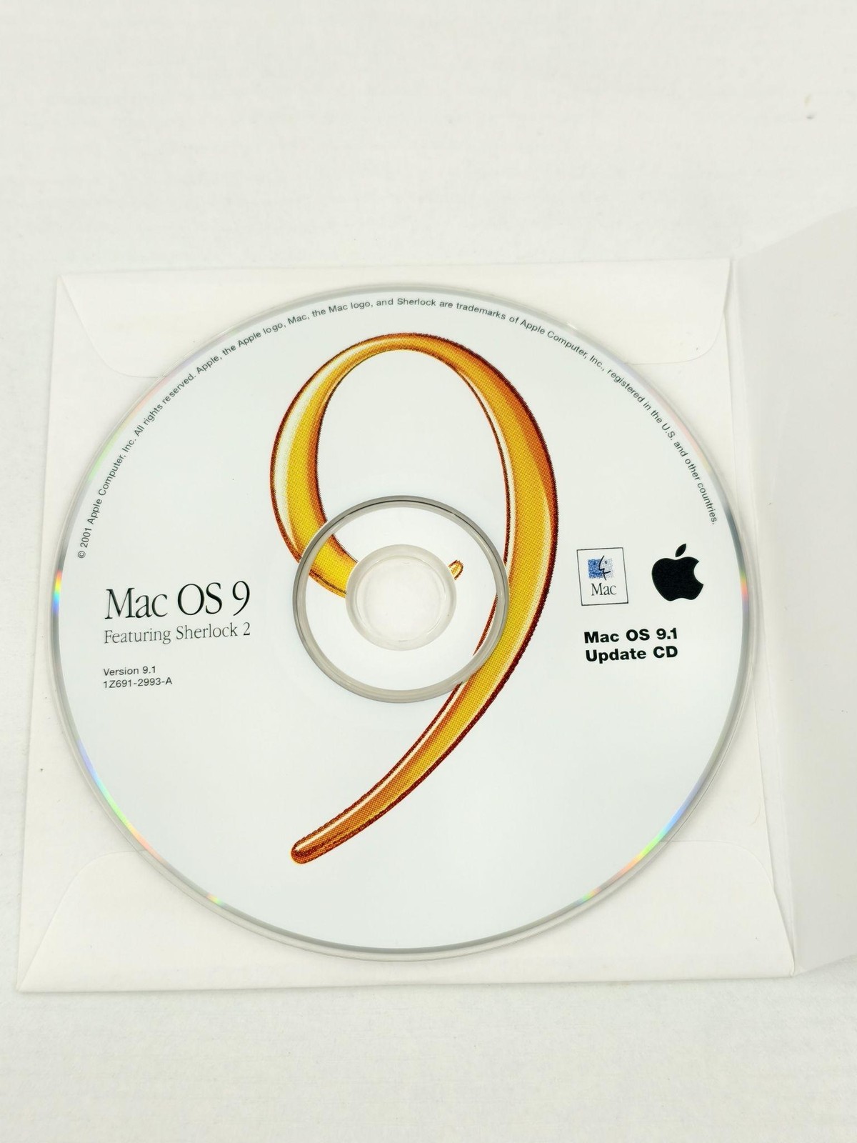 Apple Mac OS 9.1 Update CD Macintosh Operating System Sherlock 2 English