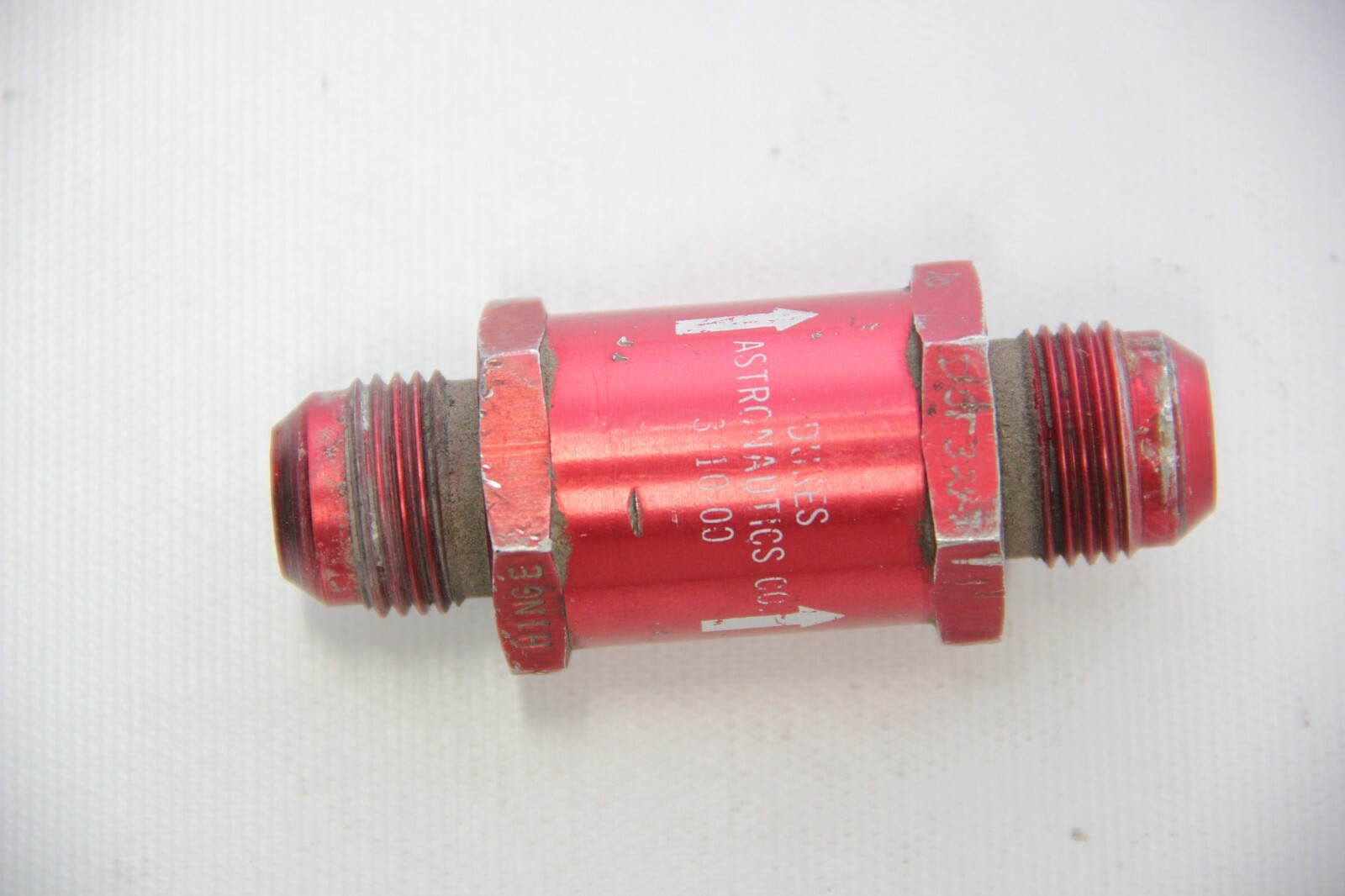 Dukes Fuel Check Valve, P/N: 3210-00