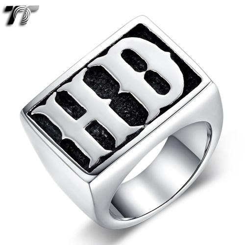 High Quality TT 316L Stainless Steel HD Ring Size 7-15 (RZ123) NEW