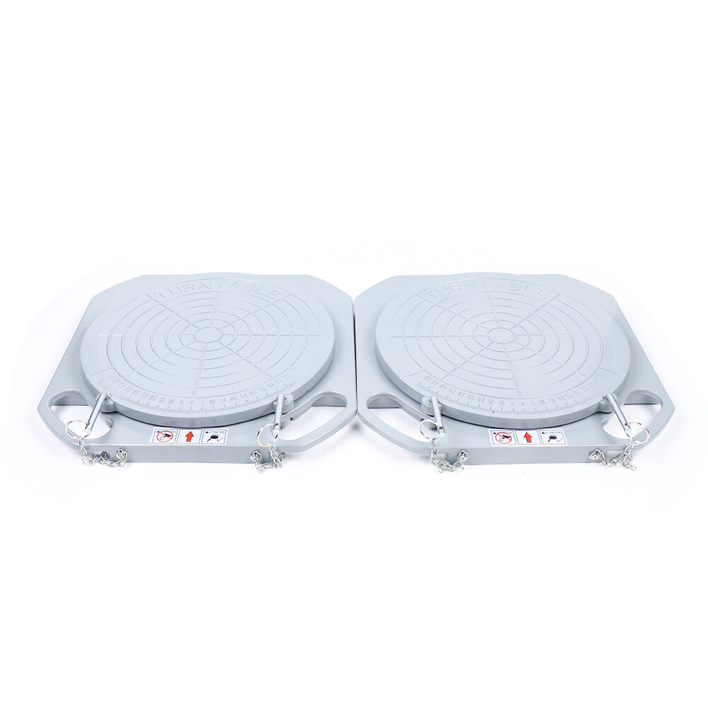 One Pair 5Ton Wheel Alignment Turn Plates Car Truck Front End Wheel Tool Durable