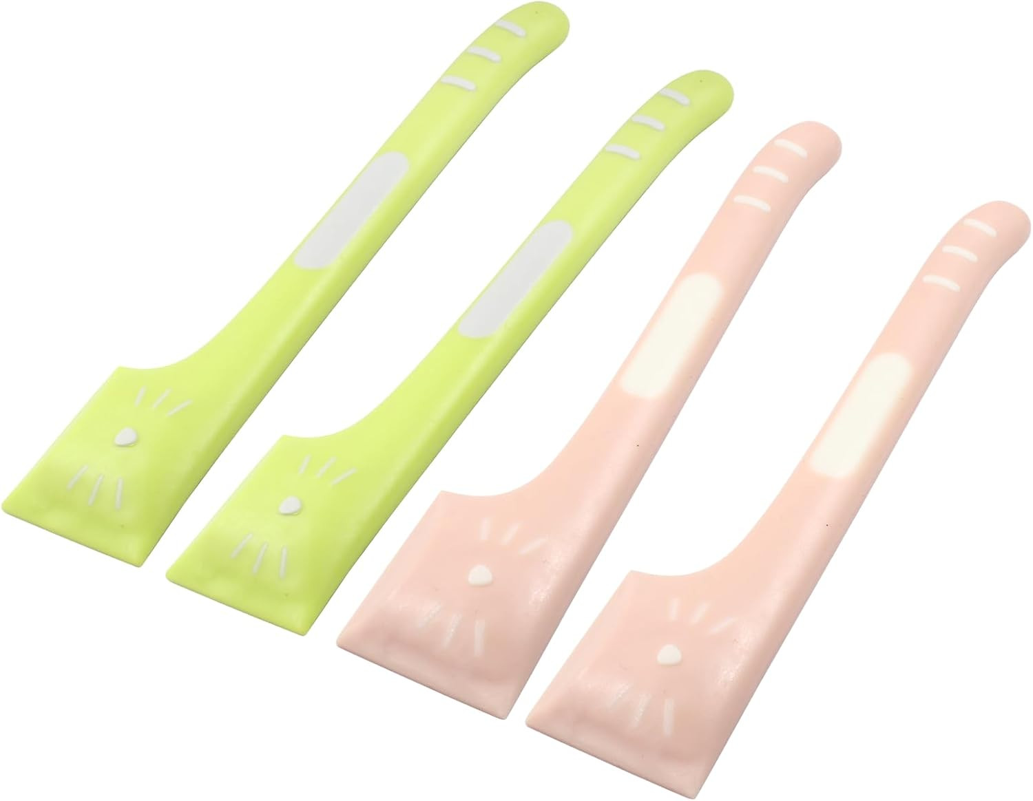 Hitefu 4 PCS Pet Food Spoon Set - Practical Cat Wet Food Spoon with Spatula, Ide