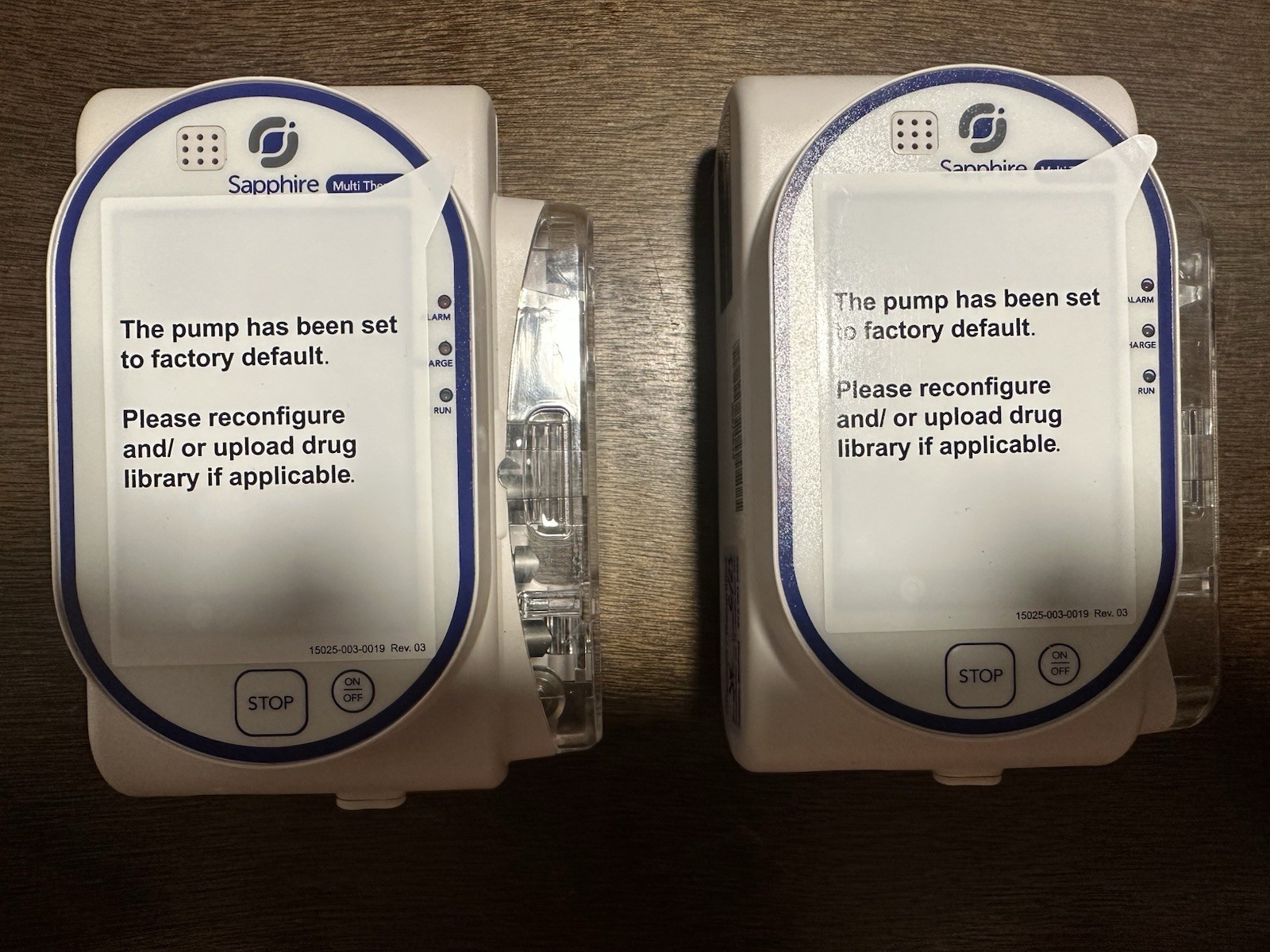 2X Q Core Sapphire Pumps 15032-000-0028 Pumps Only- No Charger - Last Cert 2023