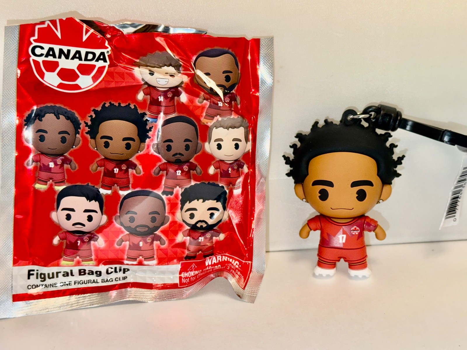 2026 Monogram Canada Soccer Men's National Team Tajon Buchanan Clip Keychain