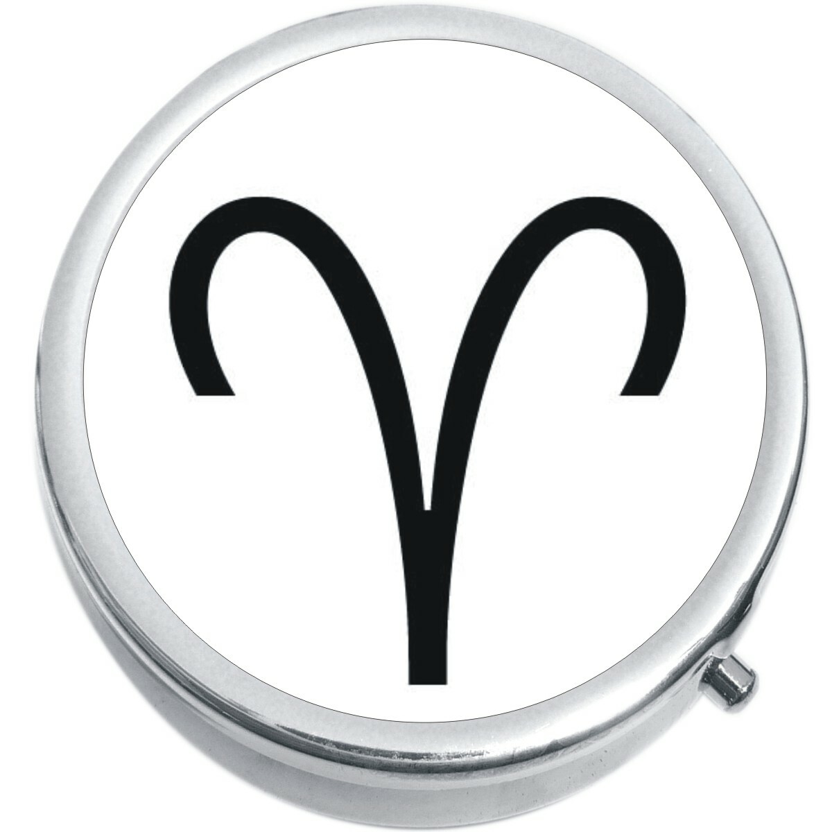 Aries Zodiac Medicine Vitamin Compact Pill Box