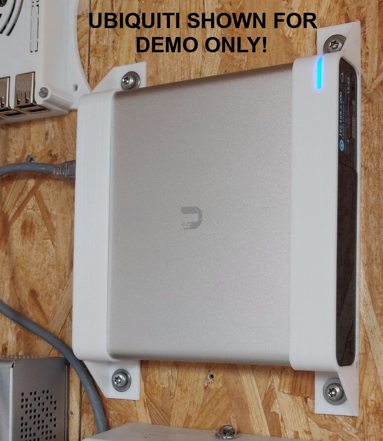 UBIQUITI Unifi Cloud Key Gen2 Plus WALL MOUNT BRACKET Holder Frame + SCREWS!