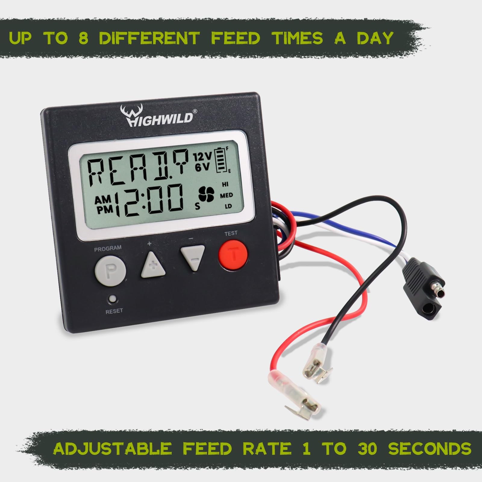 6V/12V Universal Game Feeder Digital Timer Replacement Control Unit Hunting