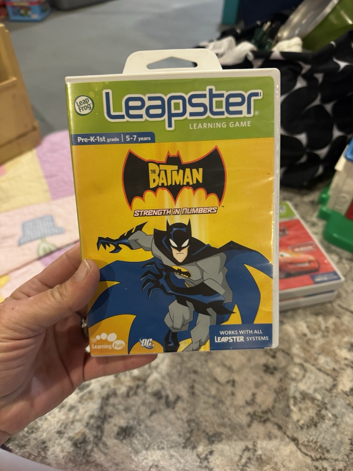 LeapFrog Leapster Batman Learning Game Pre-K 1st Grade 5-7 Yrs w/ game, complete