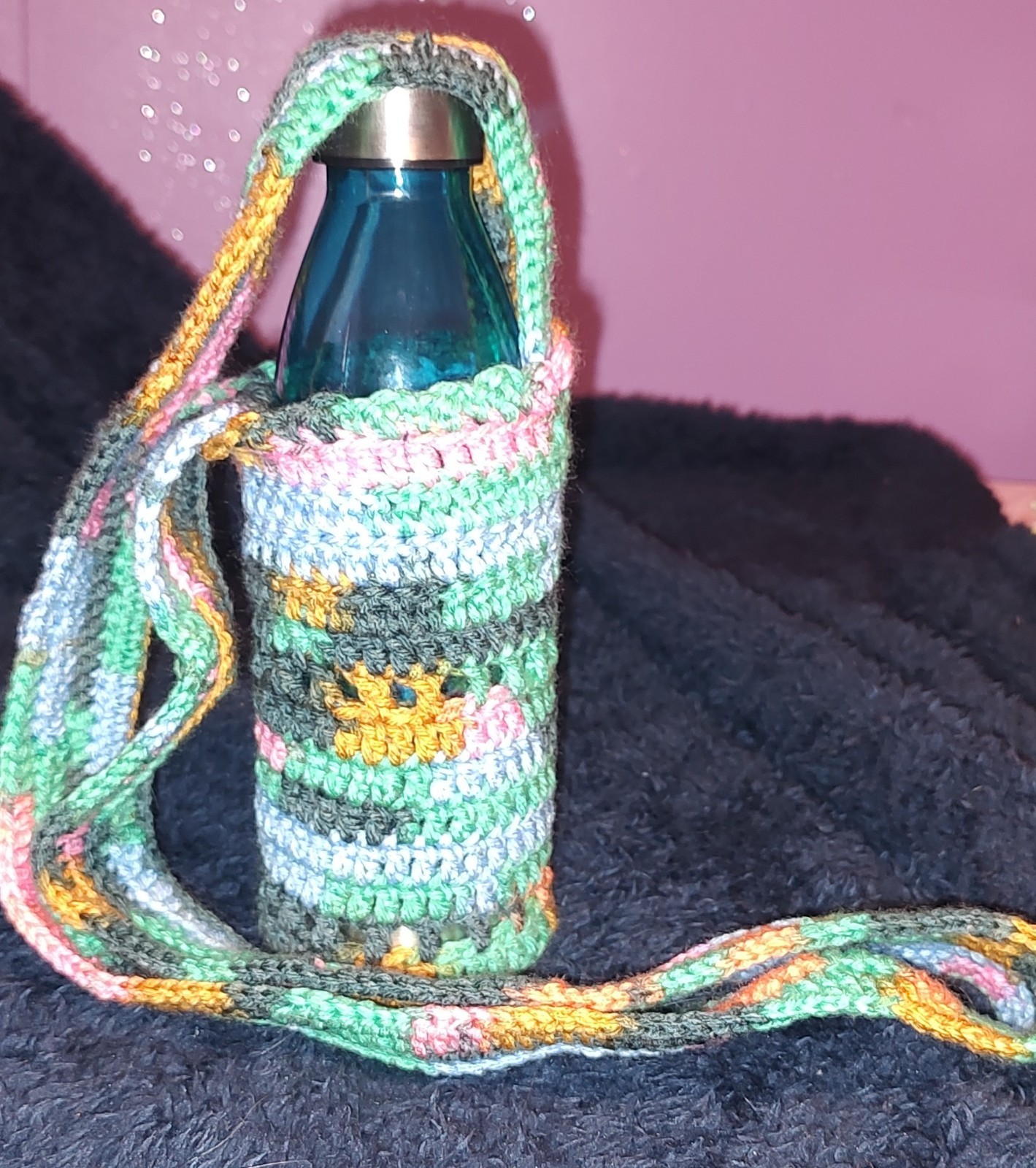 Crochet Water Bottle Carrier