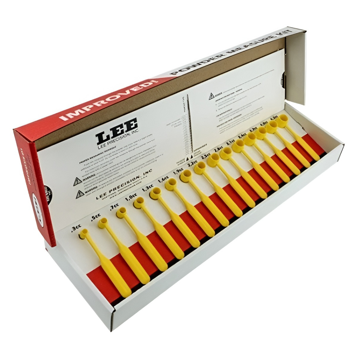 Lee Powder Measure Kit — 15 Dippers & Chart 90100