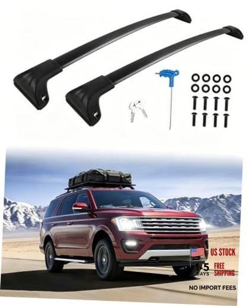 220lbs Upgraded Heavy Duty Aluminum Roof Rack Cross 2018-2026 Ford Expedition