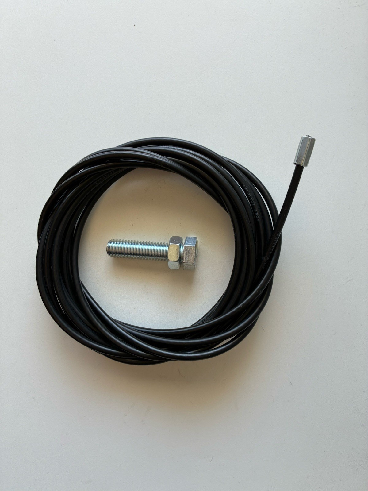 Exerflex Pro® 1/4" Coated Gym Cable 255" with Shank End & Bolt Set