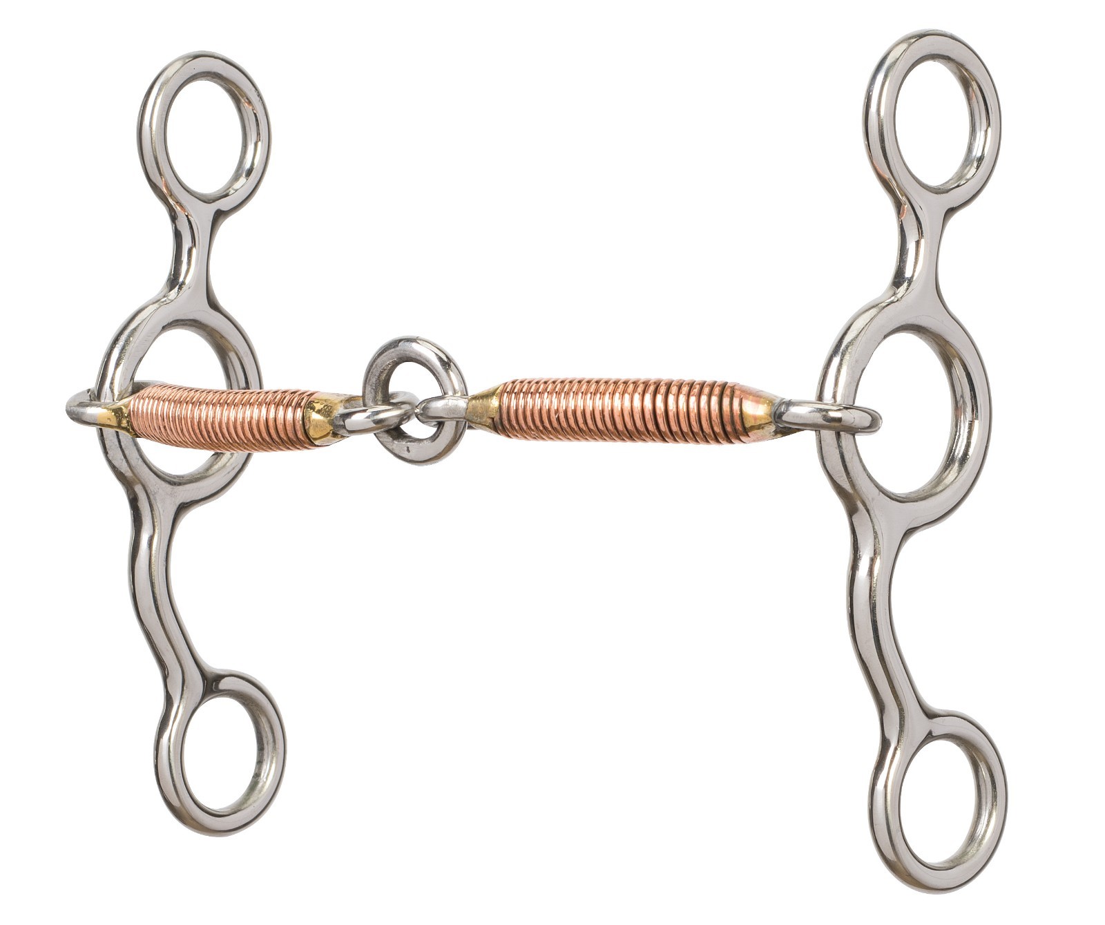 Weaver Leather,All Purpose Bit with 5" Sweet iron Copper Wire Mouth Center Ring