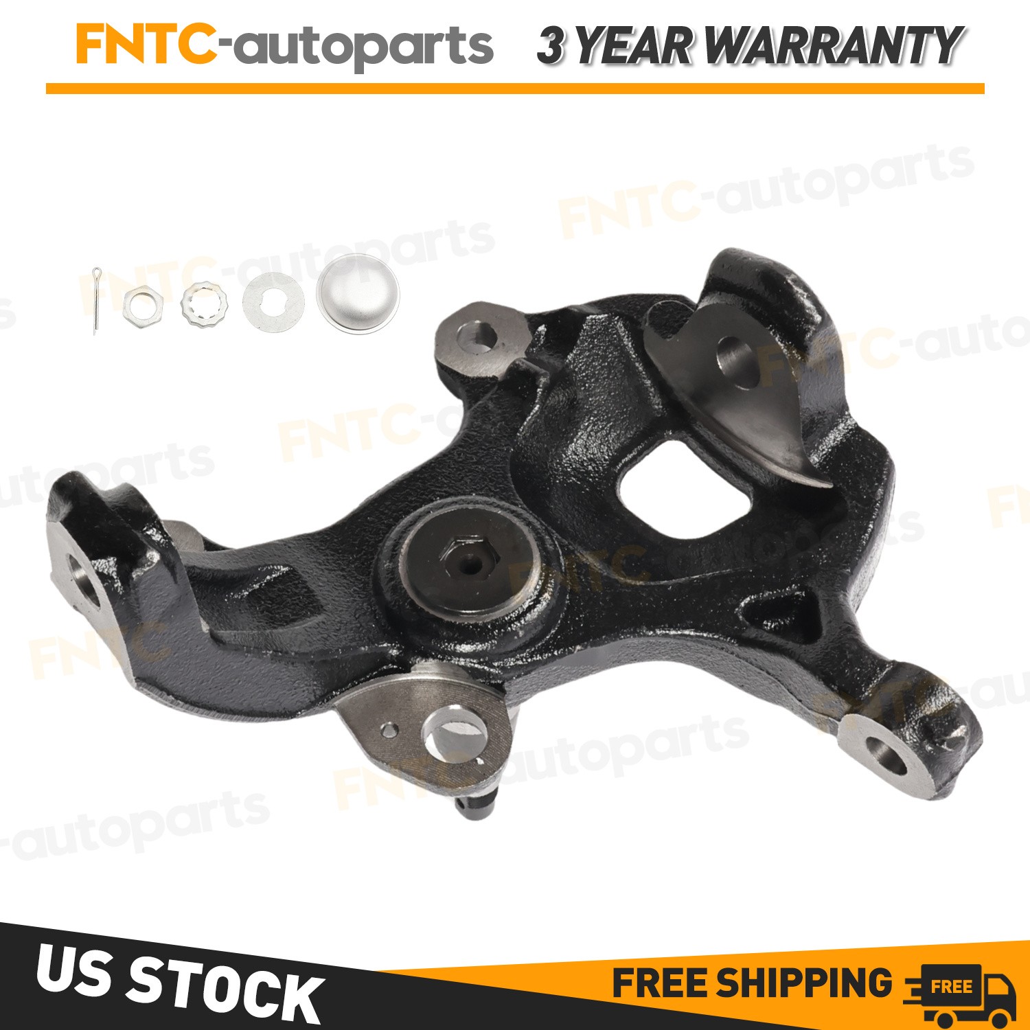 Front Right Passenger Spindle Knuckle with Kit For 97-03 Ford F150 F-150