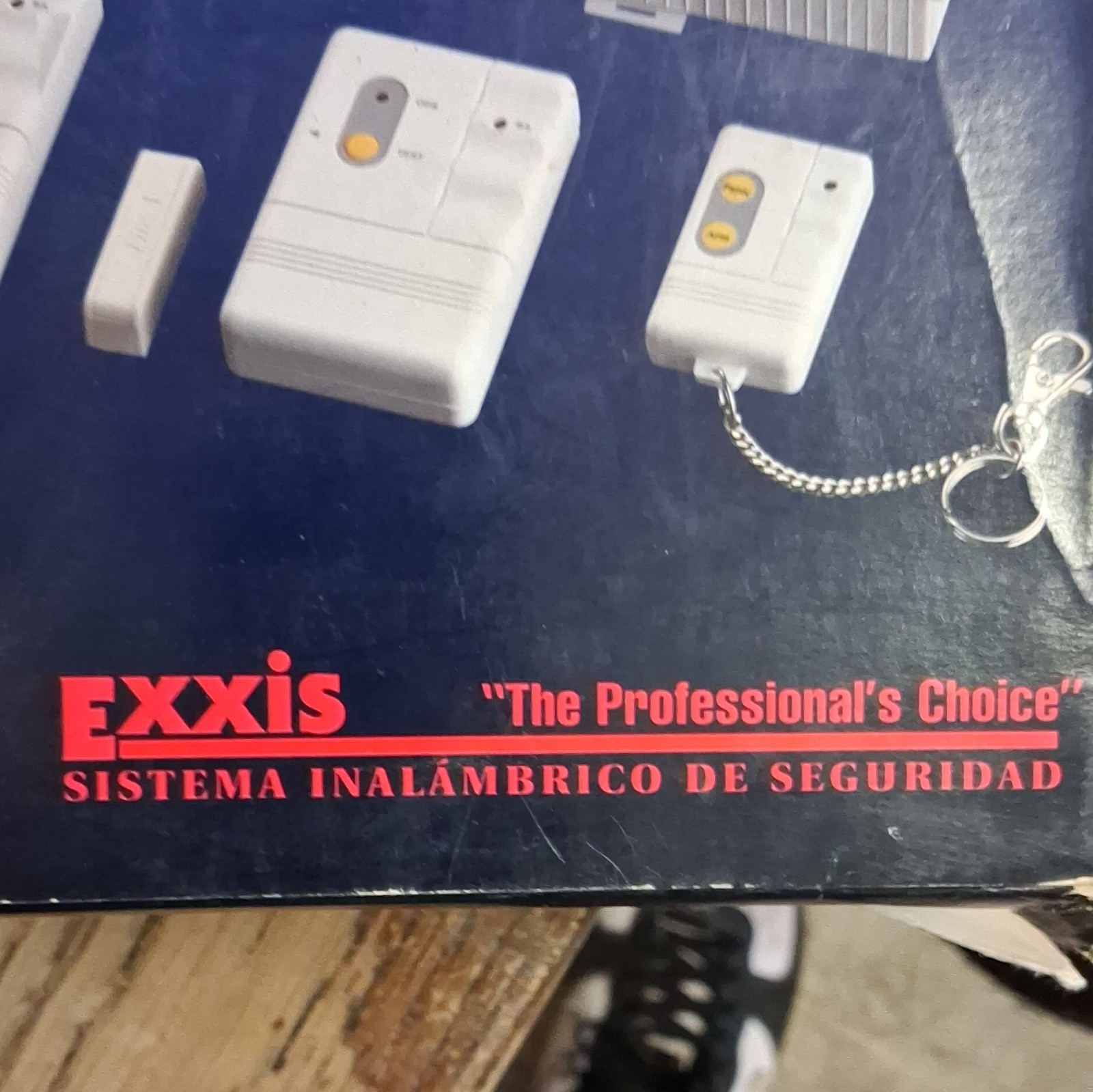 Exxis Wireless Security System Emergency Dialer Easy Install Indoor White Kit