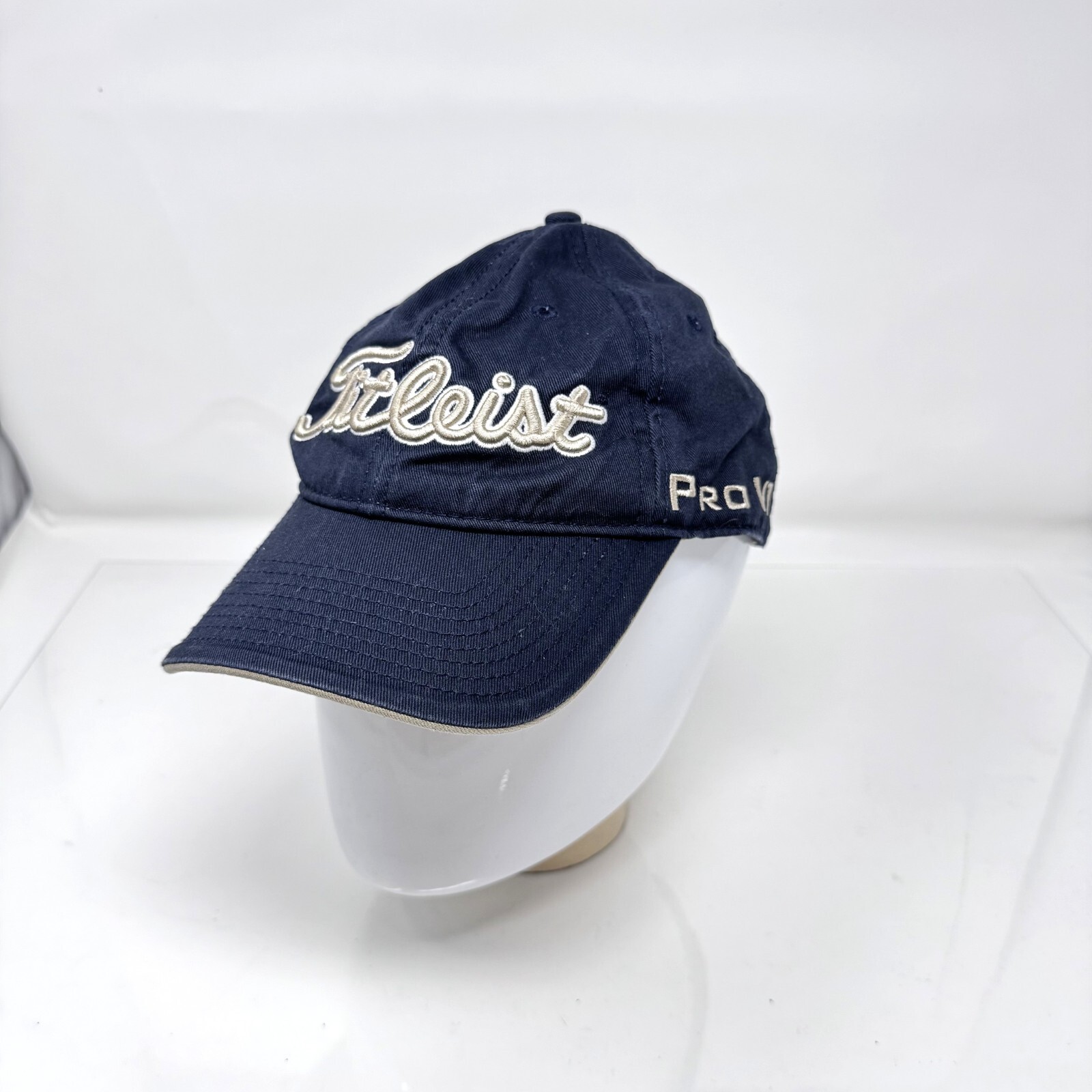 Titleist Hat Cap Men Strap Back Navy Pro V1 Foot Joy Golf Baseball Athletic