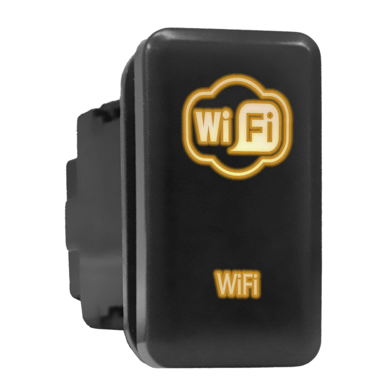 WIFI - LED Push Button Replacement for TOYOTA (1.54 x 0.83 in) Orange