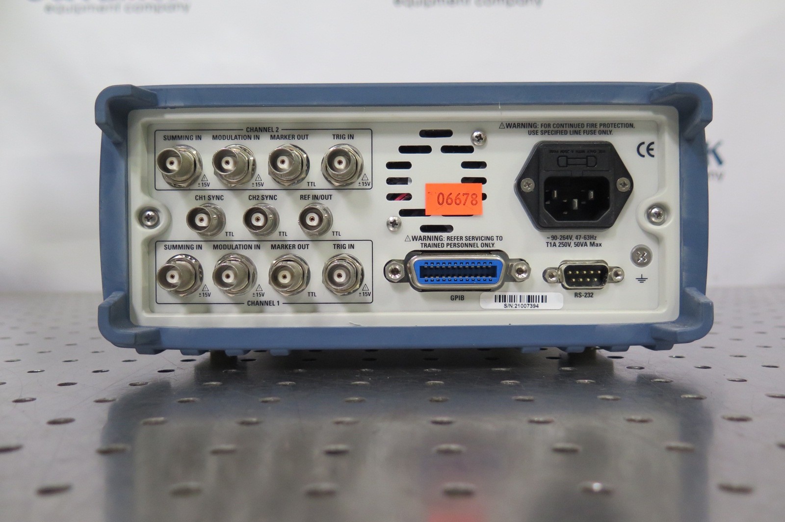 R203488 BK Precision 4079 50MHz Dual Ch Arbitrary Waveform / Function Generator