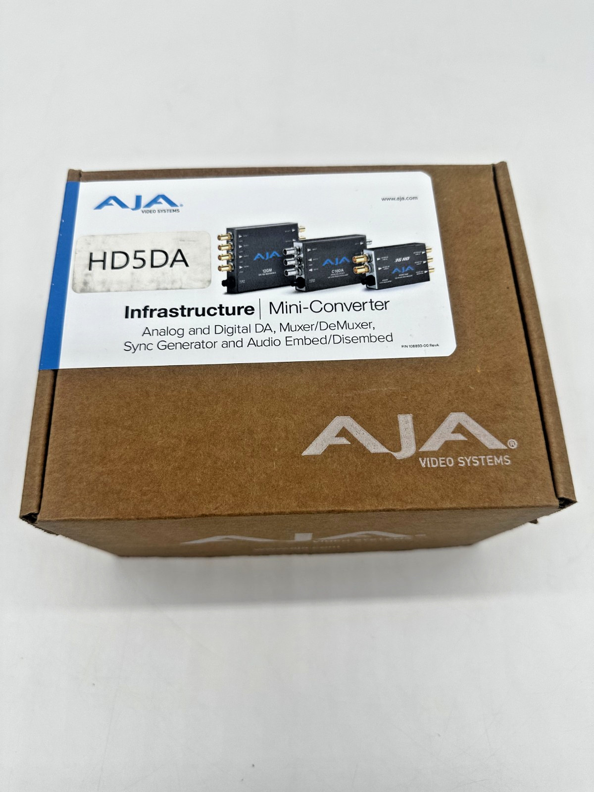NEW Sealed - AJA HD5DA HD-SDI/SDI Serial Digital Distribution Amplifier