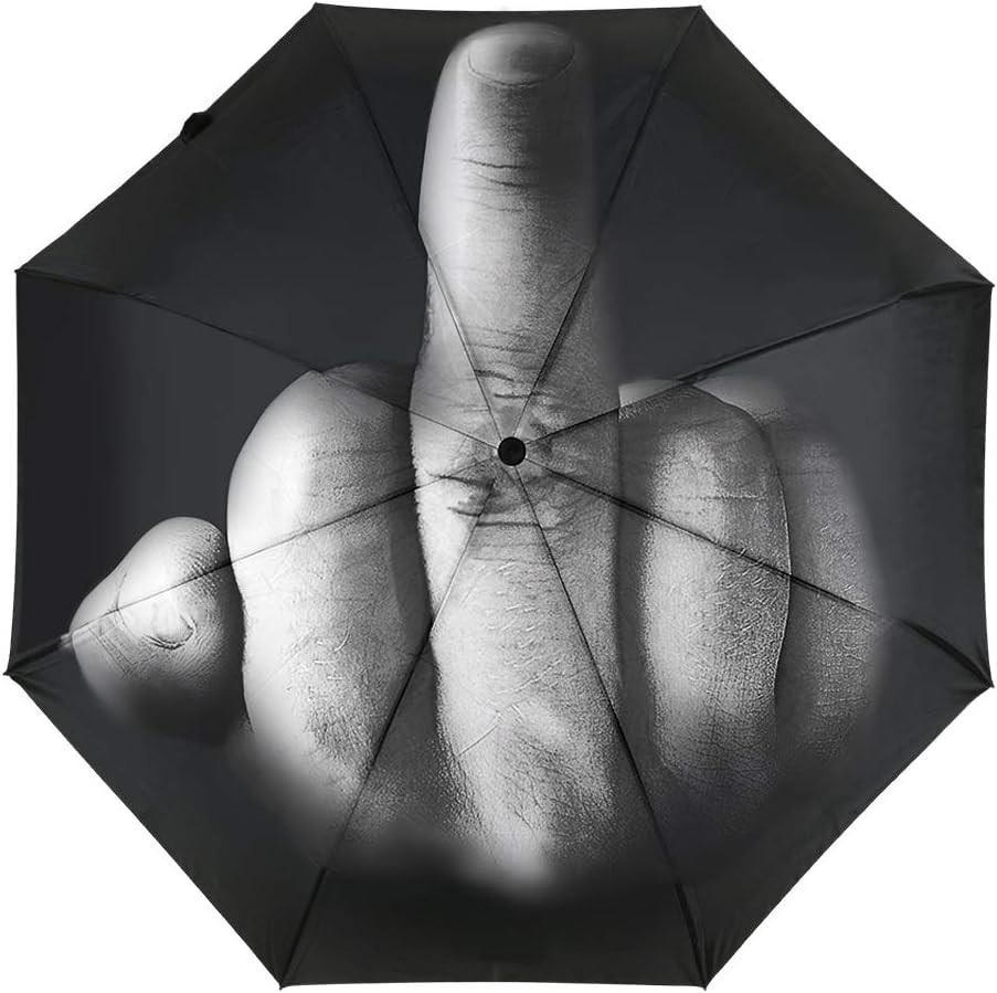 DS. DISTINCTIVE STYLE Middle Finger Umbrella Funny Folding Creative