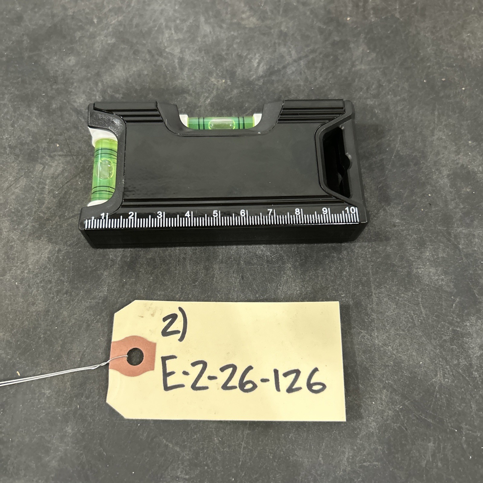 New Unique Black Metal 2x4” Small Magnetic Level Handheld Inch/mm Measure G3936