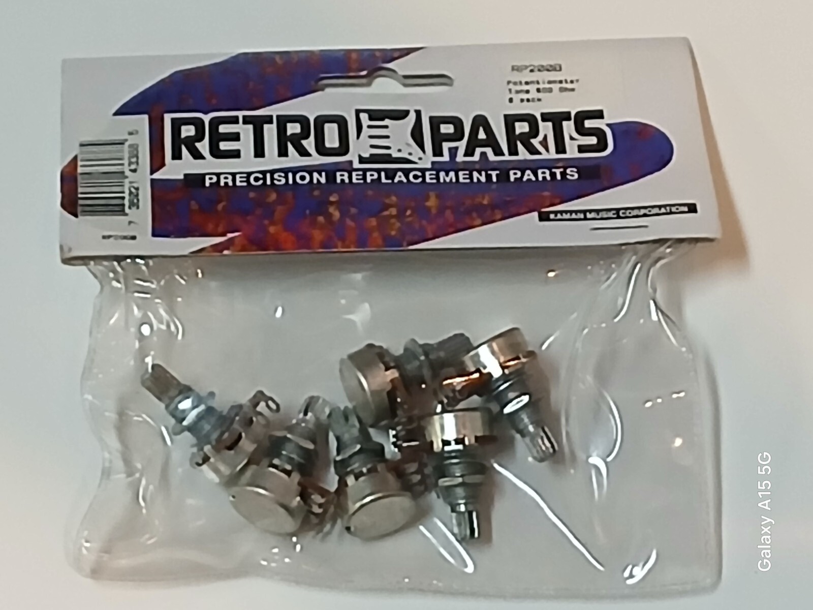 RETRO PARTS 6 PACK OF VOLUME POTENTIOMETER B500kOHM - NEW