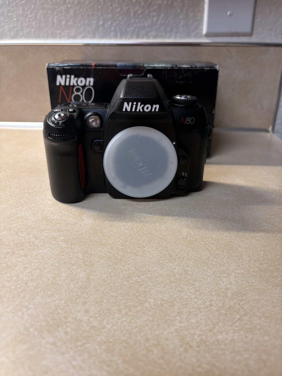 Nikon N80 35mm SLR Film Camera Body Only Black With Original Box