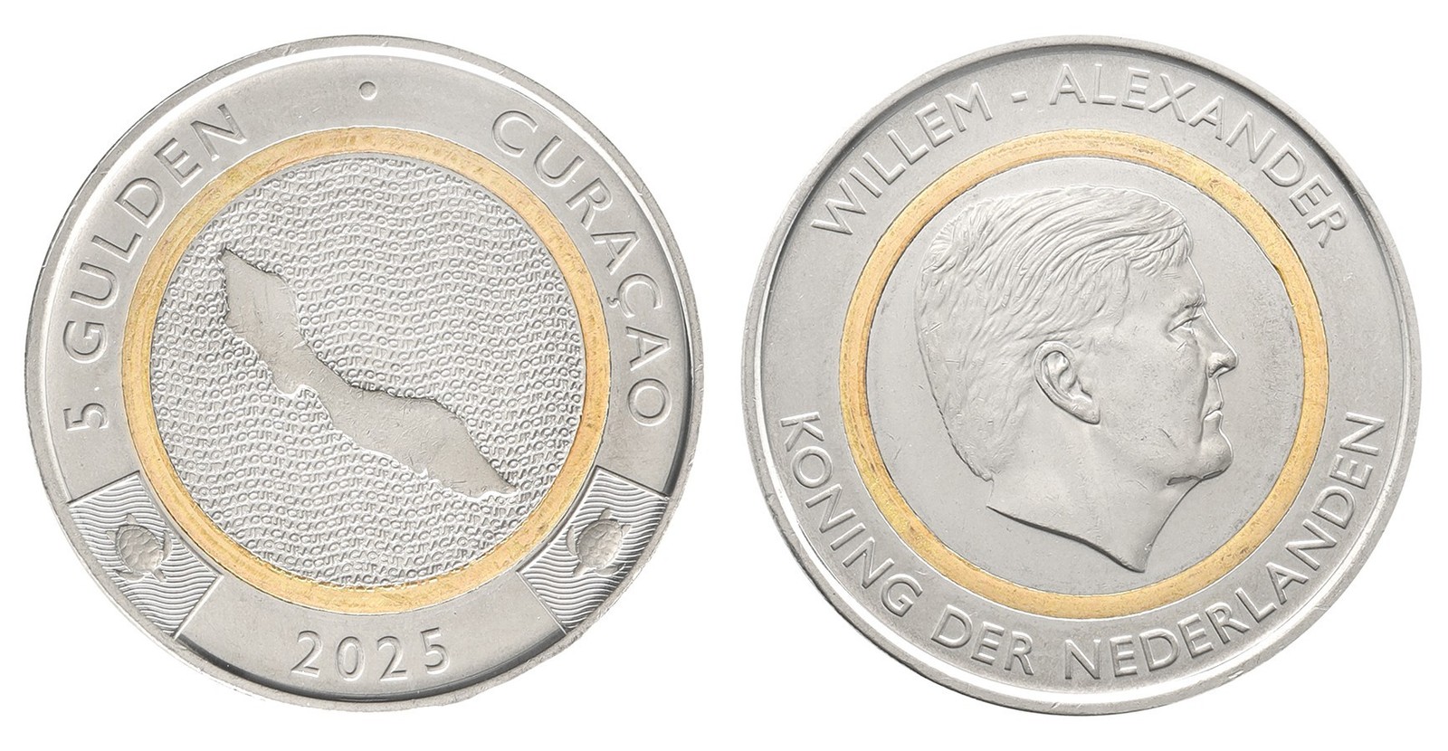 Curacao & Sint Maarten - Netherlands Antilles 5 Guilder, 2025, N #462591, Mint