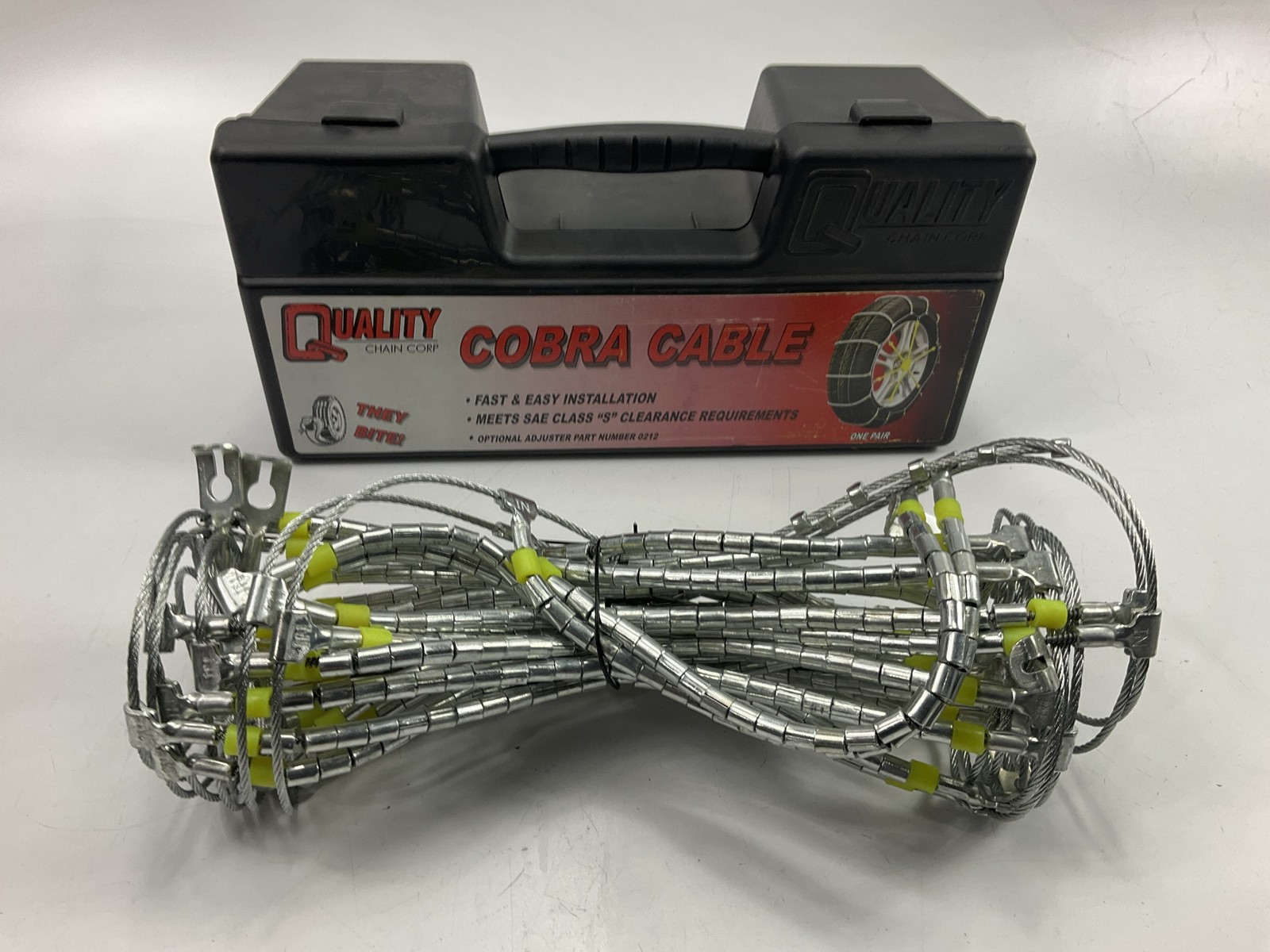Quality Chain 1034 Tire Snow Chains 205/75-15, 205/65-15, 205/70-15, 205/75-14