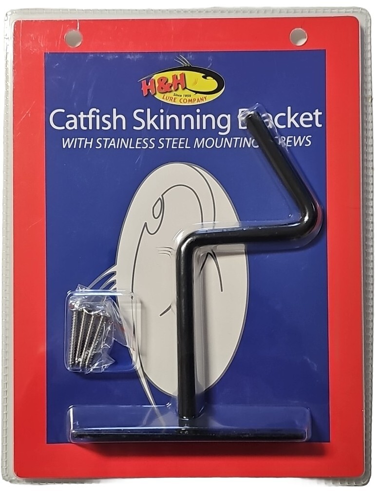 H&H Catfish Skinning Bracket Carbon Steel with Stainless Steel Screws SB100