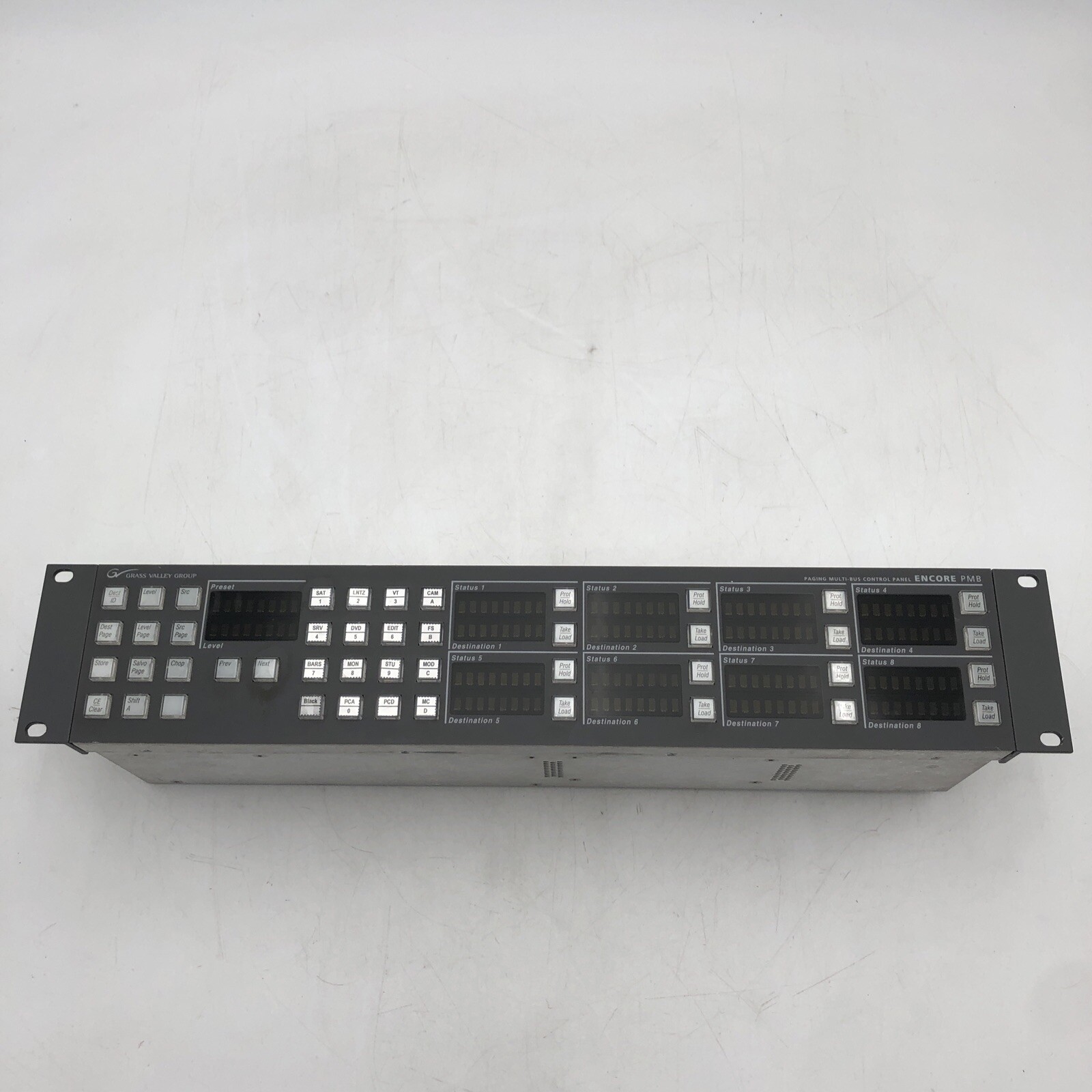USED Grass Valley Encore/Prelude PMB Control Panel POWER TESTED READ E