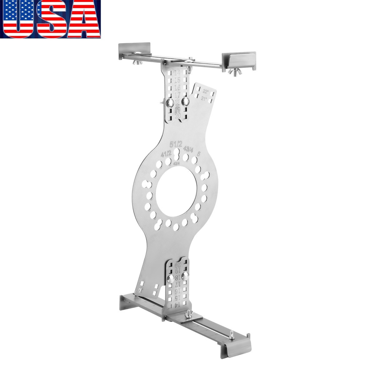 Wheel Fitment Testing Tool 5x4.5, 5x4.75, 5x5, and 5x5.5 14"-20" 5-Lug */
