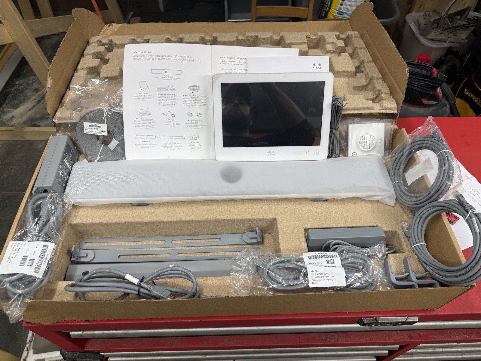 Cisco CS-KIT-MSRP-K9 Video Conferencing Webex Room Kit Open Box Never Used 2018