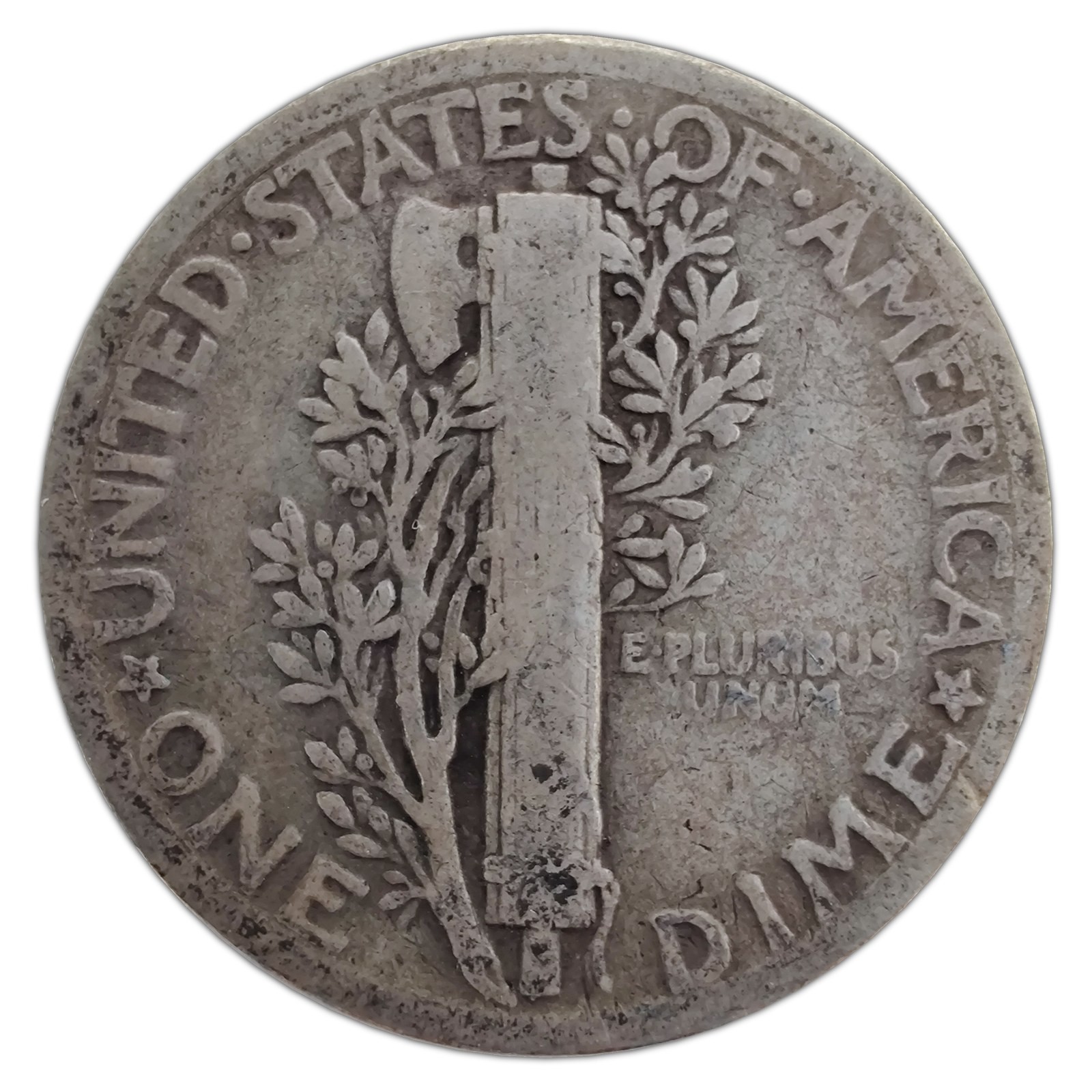 1920-P Mercury Dime VG Very Good 90% Silver