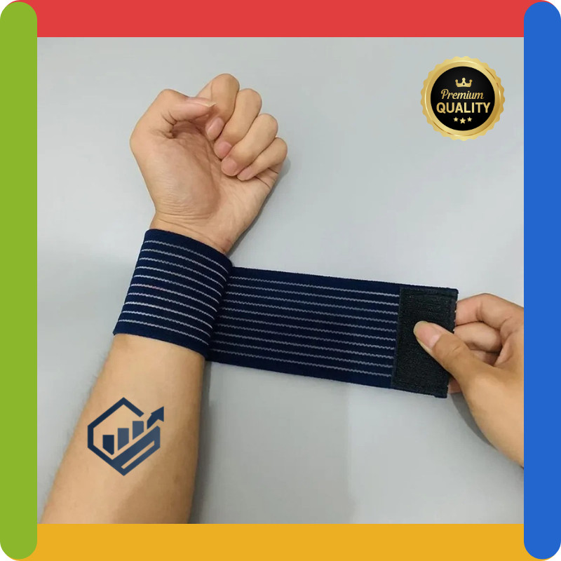 4 colors Wrist Strap Wrap Support Gym Elastic Bandage Hand Brace H-3