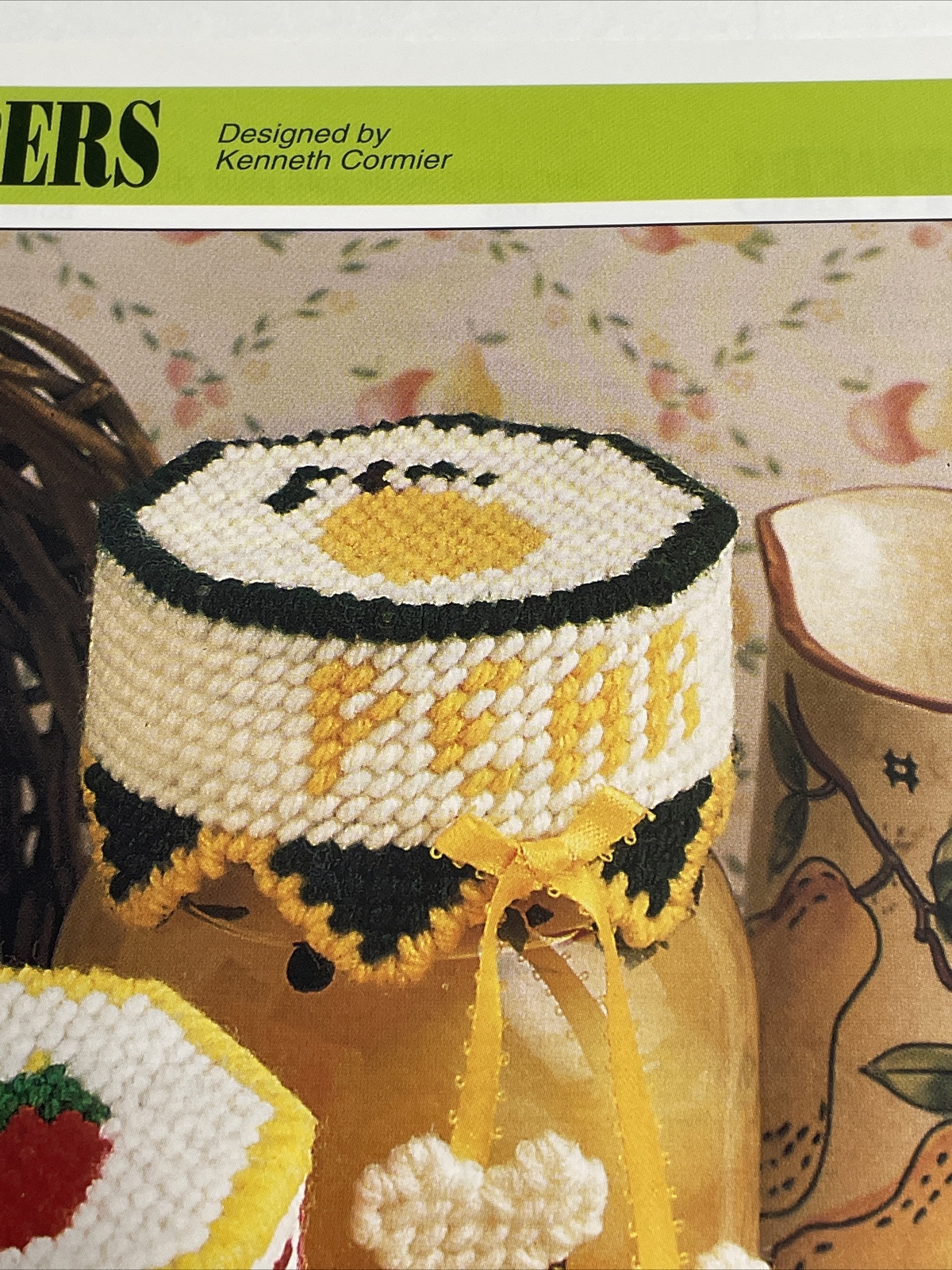 Annie's Attic Jar Toppers Plastic Canvas Pattern