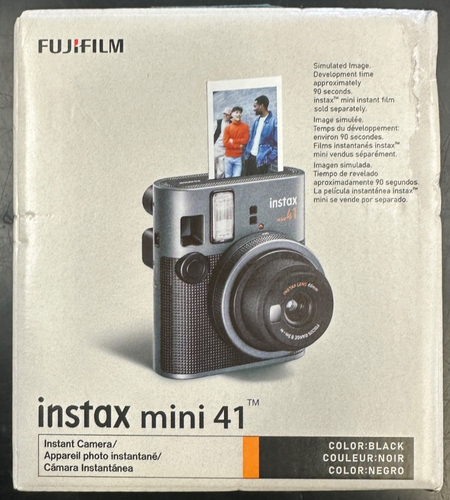 Fujifilm Instax Mini 41 Instant Film Camera 16844408 (Black)