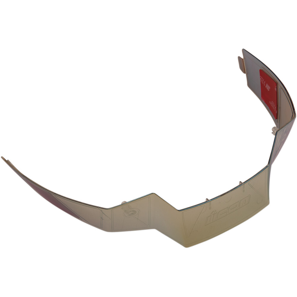 Icon Motosports Rear Spoiler for Airflite Helmets (RST Mirror Gold)
