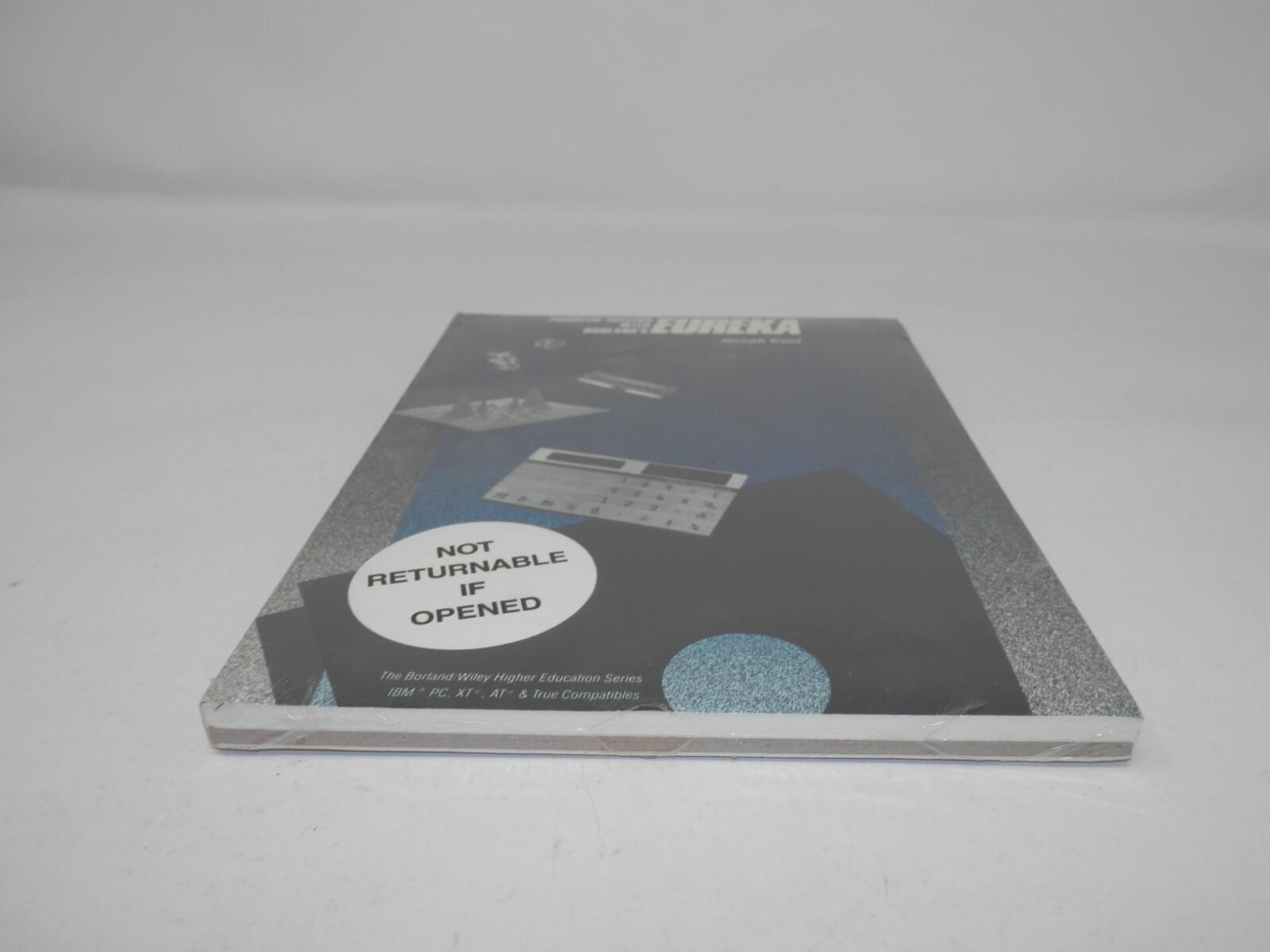 Borland EUREKA Vintage IBM Software • Disk & Manual Equation Solver 1986 SEALED