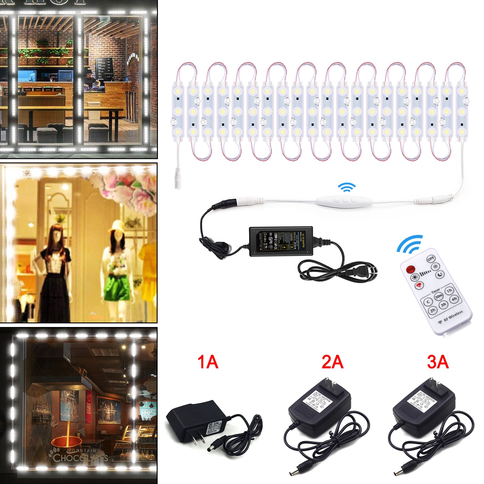 White LED Window Lights LED Module Waterproof Storefront Light Business 5730 SMD