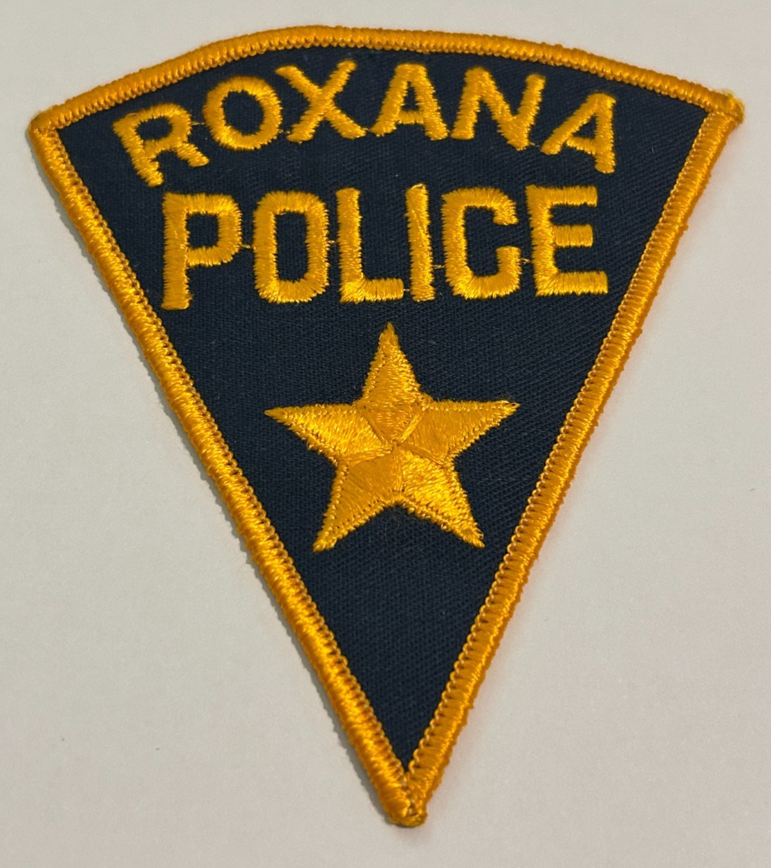 Vintage Roxana Illinois Police Patch Unused