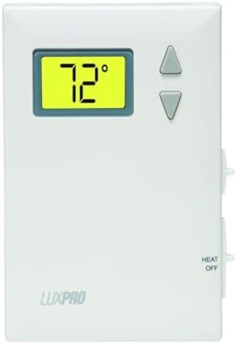 Lux Pro PSD010B Mechanical Non-Programmable Thermostat; 1 Heat Only; Without ...