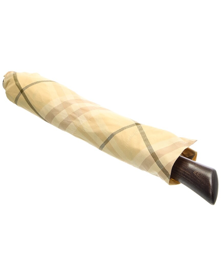 Burberry Check Umbrella Beige
